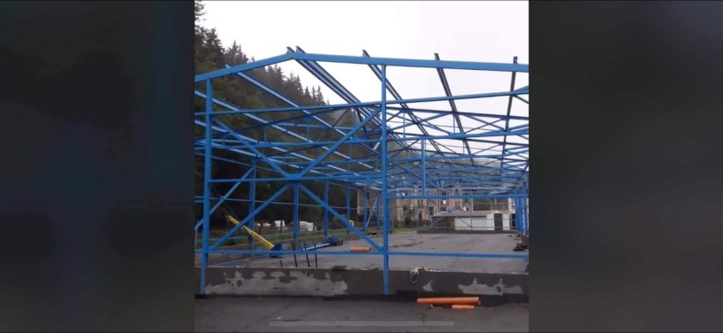 Installation of steel structures